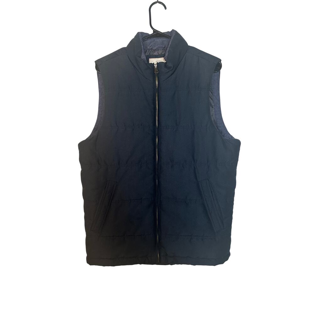 Weatherproof Black Full Zip Casual Puffer Vest Jacket Men Sz M